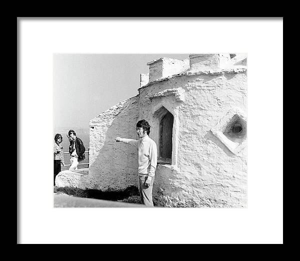 John Lennon Framed Print featuring the photograph Beatles John Lennon Magical Mystery by Chris Walter
