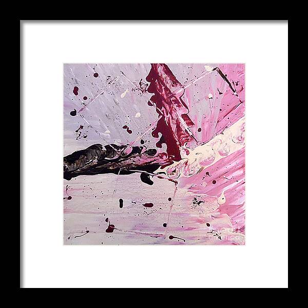 Palette Knife Framed Print featuring the painting Beautiful Chaos by Jilian Cramb - AMothersFineArt