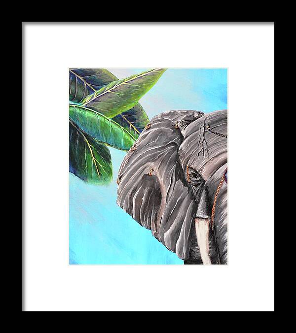 Jewelry Framed Print featuring the painting Beautiful Giant by Medea Ioseliani
