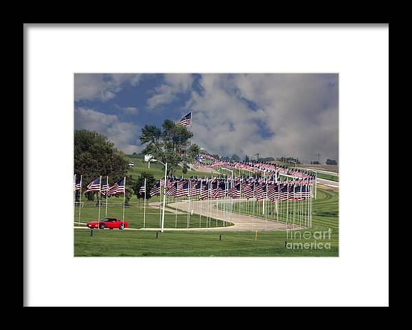 America Framed Print featuring the photograph Beautiful Nation by Yumi Johnson