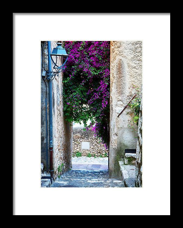 Provence Framed Print featuring the photograph Beautiful Old Town of Provence by Anastasy Yarmolovich