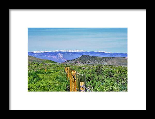 Rural Landscape Framed Print featuring the photograph Beautiful Wyoming by Merle Grenz