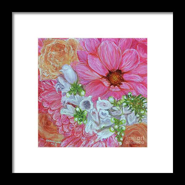 Flowers Framed Print featuring the painting Beauty In Bloom by Lyric Lucas