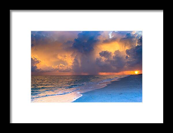 Sunset Framed Print featuring the photograph Beauty in the Darkest Skies by Melanie Moraga