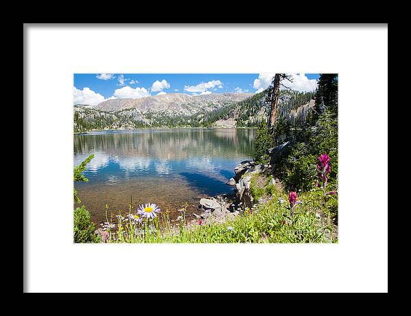 Beauty Lake Framed Print featuring the photograph Beauty Lake by Gary Beeler