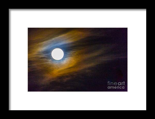 Beaver Moon Framed Print featuring the photograph Beaver Moon by William Norton