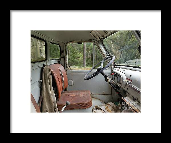 Bedford Framed Print featuring the photograph BedFord Truck Cabin by David Bleeker