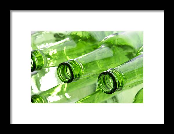 Beer Framed Print featuring the photograph Beer Bottles by Blink Images