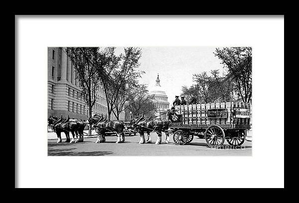 Prohibition Framed Print featuring the photograph Beer for the President by Jon Neidert