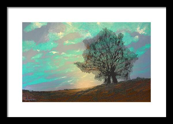 Sunrise Framed Print featuring the painting Before Sunrise by Kerry Beverly