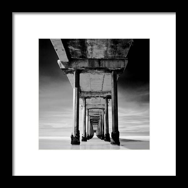Pier Framed Print featuring the photograph Behemoth by Ryan Weddle