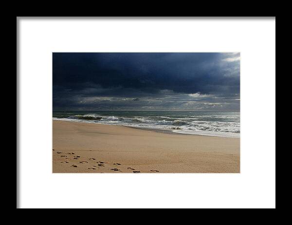 Jersey Shore Framed Print featuring the photograph Believe - Jersey Shore by Angie Tirado