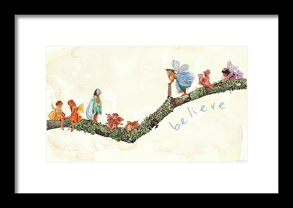 Fairies Framed Print featuring the photograph Believe by Anne Geddes