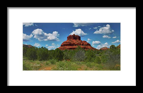 Sedona Framed Print featuring the photograph Bell Rock in Sedona by Ola Allen