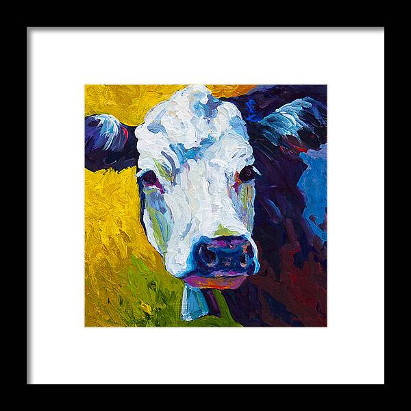 Cows Framed Print featuring the painting Belle by Marion Rose