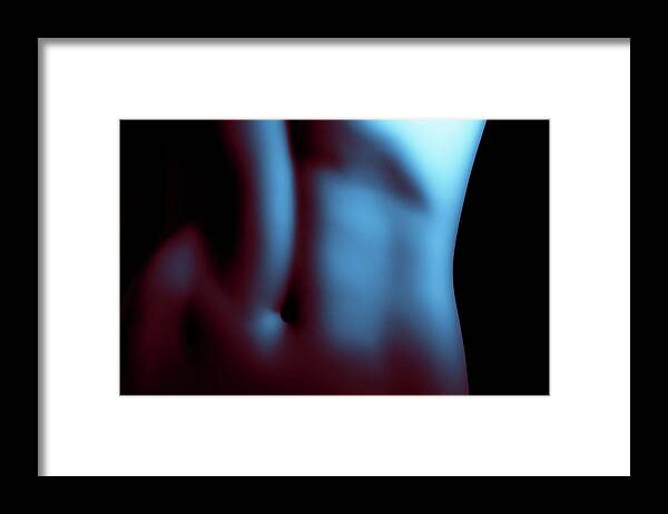 Nude Framed Print featuring the photograph Belly by Kai Oberhauser