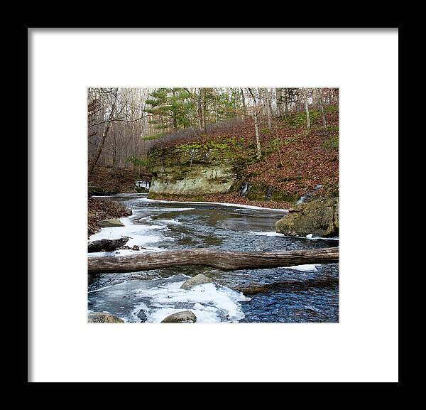 Creek Framed Print featuring the photograph Bend in Creek by Virginia Folkman