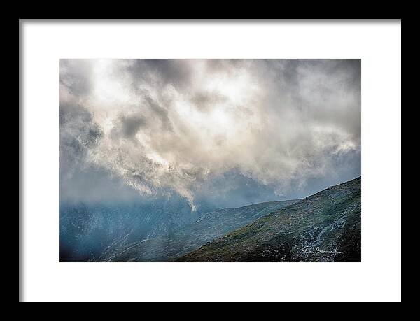 Mt. Washington Framed Print featuring the photograph Beneath Clouds of Mount Washington 7496 by Dan Beauvais