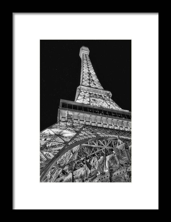 Eifel Tower Framed Print featuring the photograph Beneath The Eiffel Tower by Susan Candelario