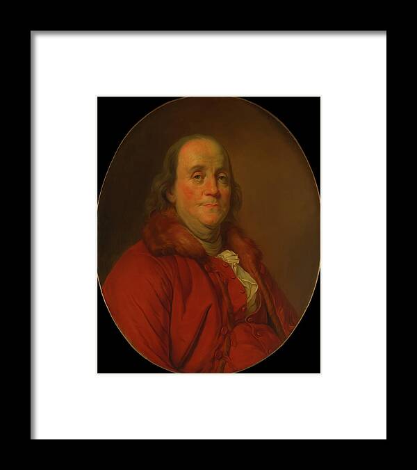 Painting Framed Print featuring the painting Benjamin Franklin by Mountain Dreams