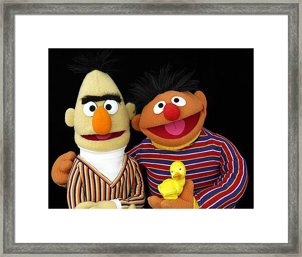 Bert and Ernie Framed Print by Sesame Street Fine Art America