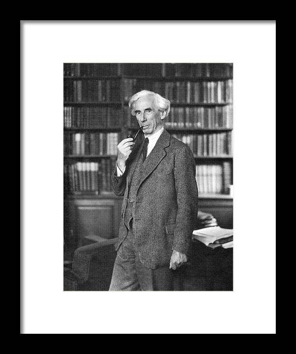 1935 Framed Print featuring the photograph Bertrand Russell by Granger