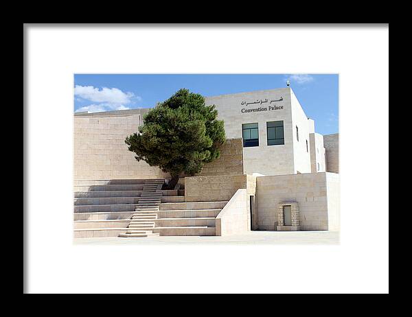 Bethlehem Framed Print featuring the photograph Bethlehem - Convention Palace by Munir Alawi