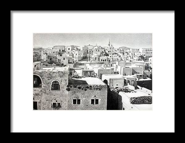 Bethlehem Framed Print featuring the photograph Bethlehem Old Town by Munir Alawi