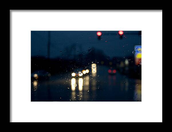 Rain Framed Print featuring the photograph Between by Kevin Brett