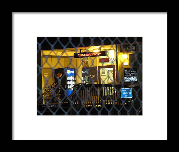 Not Not Sit Framed Print featuring the photograph Beware of Signs by Tracey Levine
