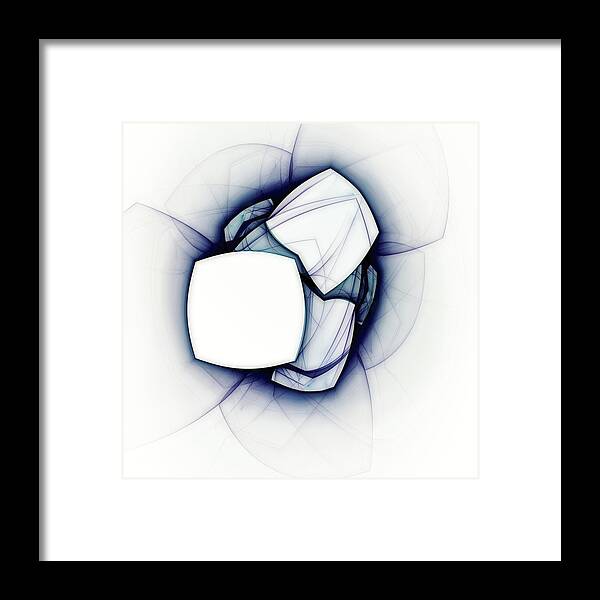 Abstract Framed Print featuring the digital art Beyond Logic by Scott Norris