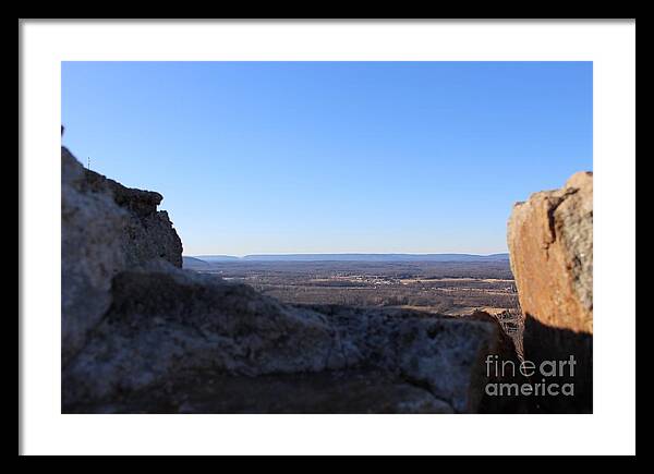 Stone Framed Print featuring the photograph Beyond the Wall by Christopher Lotito
