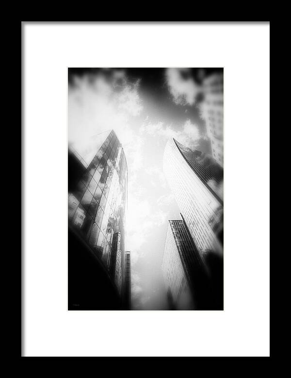 Cityscape Framed Print featuring the photograph Beyond by Theresa Tahara