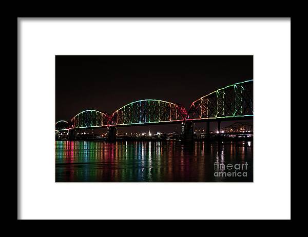 Big Four Bridge Framed Print featuring the photograph Big Four Bridge 2215 by Andrea Silies