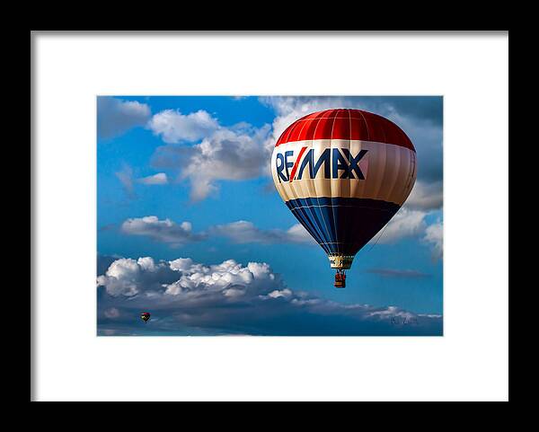  Framed Print featuring the photograph Big Max RE MAX by Bob Orsillo