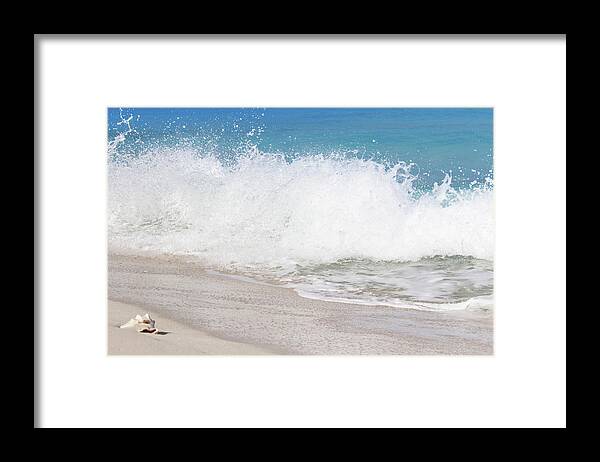 Wave Framed Print featuring the photograph Bimini Wave Sequence 3 by Samantha Delory