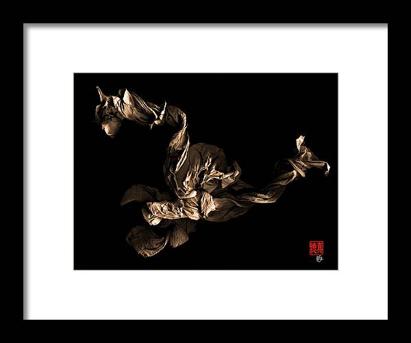 Birth Framed Print featuring the sculpture No Birth No Death by Peter Cutler