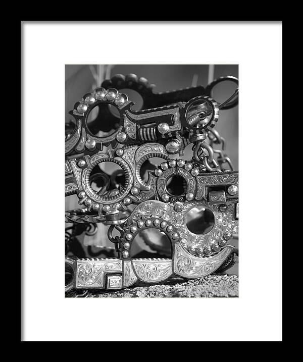 Tack Framed Print featuring the photograph Bits by Diane Bohna