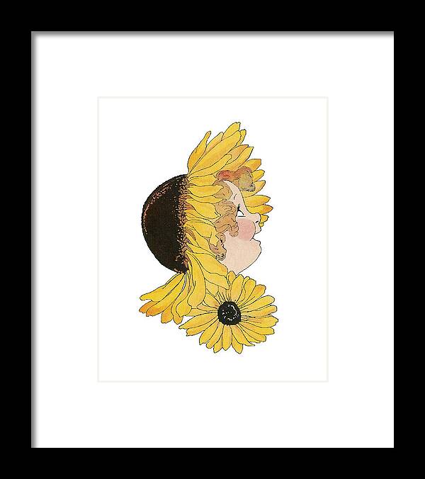 M.t. Ross Framed Print featuring the mixed media Black-Eyed Susan by Roger Mullenhour