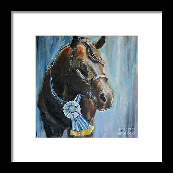 Black Horse Oil Painting Painting by Maria Reichert - Fine Art America
