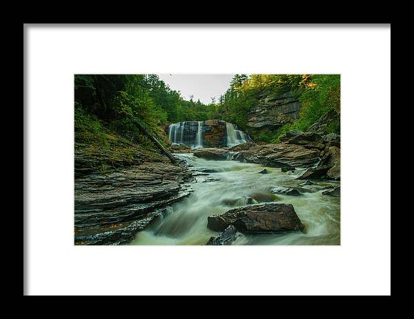Blackwater Falls Framed Print featuring the photograph BlackwaterCanyonSunset by Jason Funk