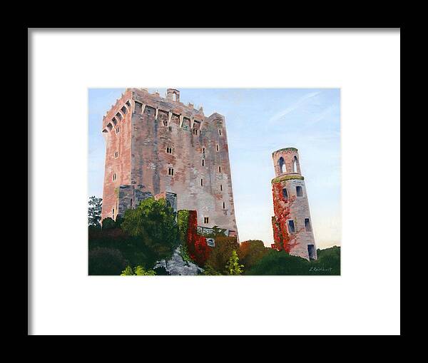 Ireland Framed Print featuring the painting Blarney Castle by Lynne Reichhart