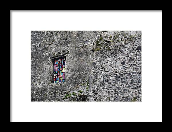 Ireland Framed Print featuring the photograph Blarney Castle Window by Curtis Krusie