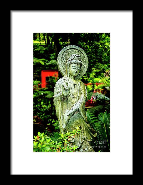 Tropical Framed Print featuring the photograph Blessings of a Goddess by Brenda Kean