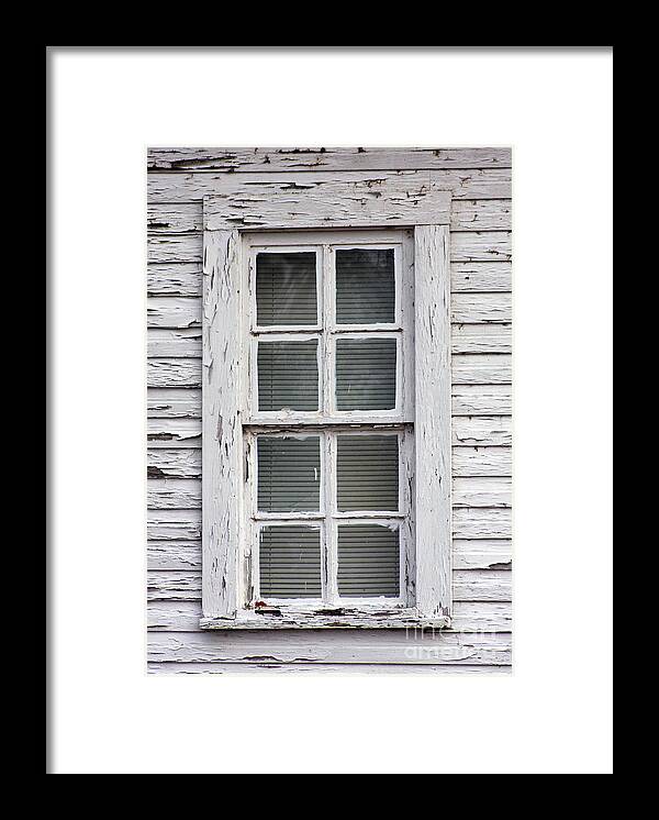 Windows Framed Print featuring the photograph Blinded View by Joy Tudor