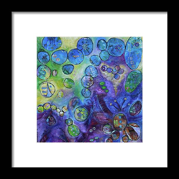 Whimsical Framed Print featuring the painting Bliss by Winona's Sunshyne