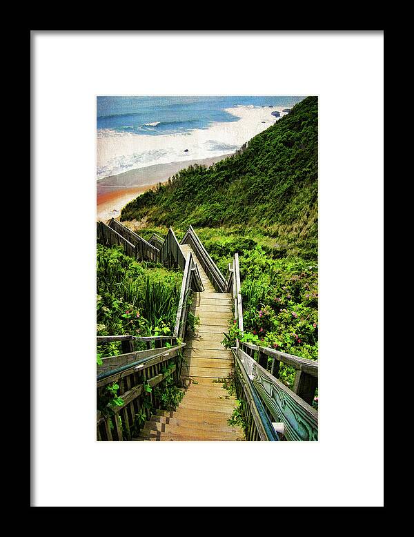 Block Island Framed Print featuring the photograph Block Island by Lourry Legarde
