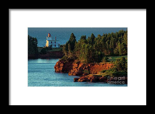 Blockhouse Point Framed Print featuring the photograph Blockhouse Point Lighthouse by Doug Sturgess