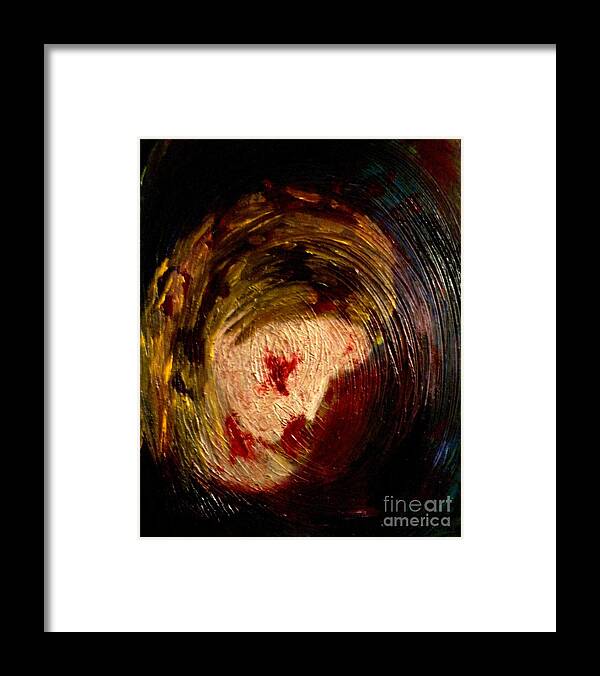 Blood Framed Print featuring the painting Bloody Nightmare by Kristen Diefenbach