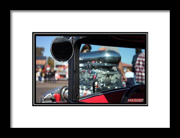 Ratrod Framed Print featuring the photograph Blower view by Darrell Foster